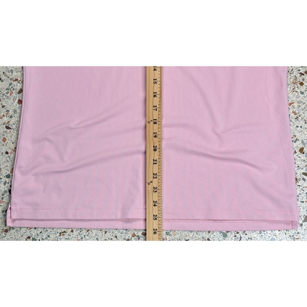 G/Fore Men's Pink Embroidered Skull & Golf Tees Short Sleeve Polo Shirt Size S - Picture 5 of 8
